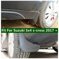 car front rear mudguards mud flap splash guards fender protection cover kit fit for suzuki sx4 s cross 2017 2021 accessories