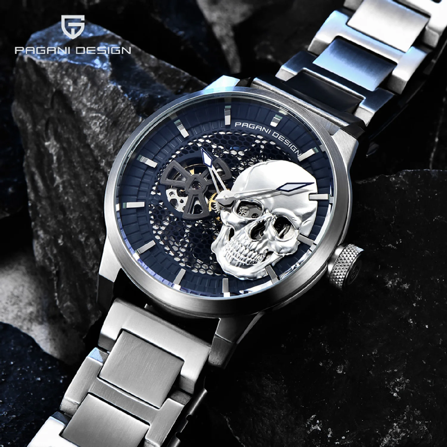 

PAGANI DESIGN Mens Watches Skeleton Tourbillon watch Men Mechanical Watch Automatic Watch Men Waterproof Clock Relogio Masculino