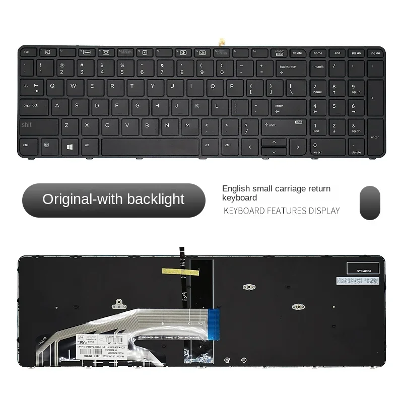 Подходит для клавиатуры ноутбука HP PROBOOK 450 G3 G4 455 470 HSTNN-Q95C Q03C