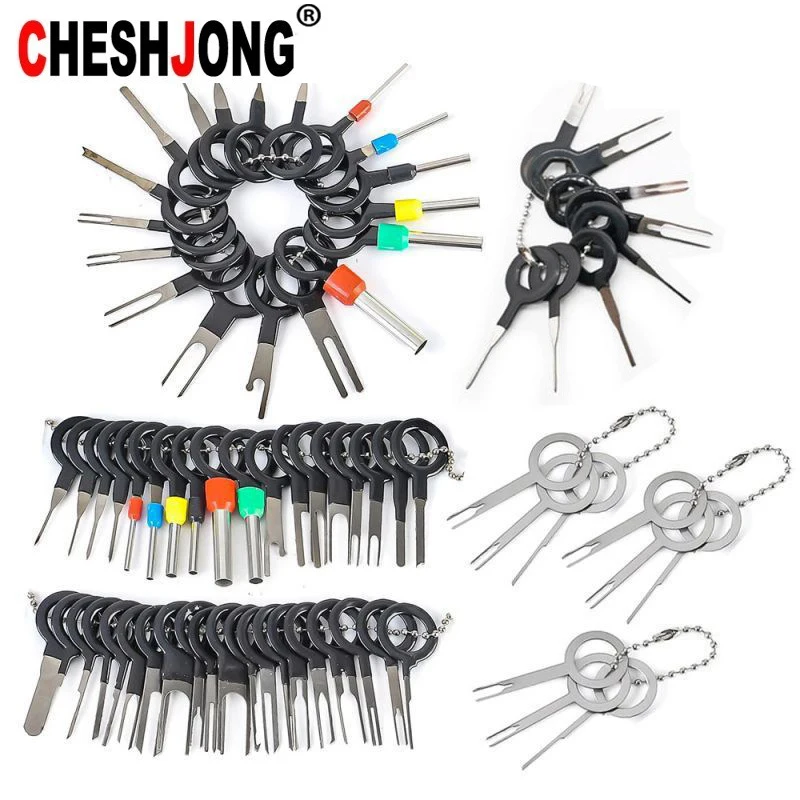 41pcs set Car Terminal Removal  Electrical Wiring Crimp Connector Pin Extractor Kit Automobiles Terminal Repair Hand Tools