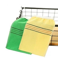 4pcs double sided towel korean exfoliating bath washcloth body scrub shower towel portable for adults coarse grain brush