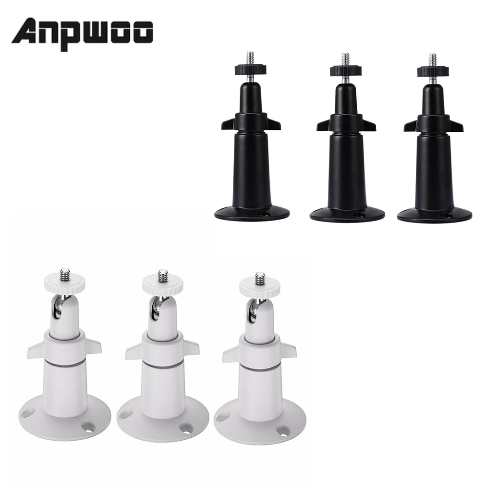 

ANPWOO 1pcs Metal Security Wall Indoor Outdoor Adjustable Mount Wall/Ceiling Security Bracket for Arlo or Arlo Pro Camera Cam