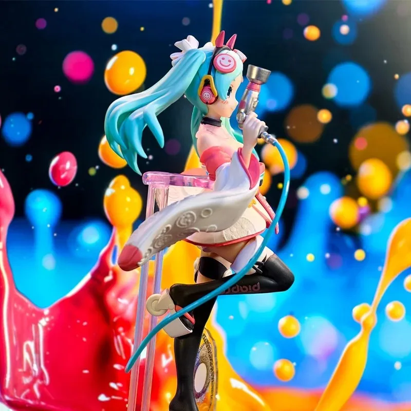 Фото В наличии оригинальная фигурка BANDAI NAMCO BANPRESTO Vocaloid ESPRESTO Hatsune Miku ПВХ 18 см, модель коллекционной фигурки, игрушки AS №3