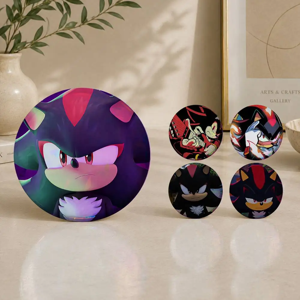 Фото Броши-значки с мультяшными персонажами Shadow и Sonic, аксессуары для рюкзаков и головных уборов, подарок для друзей №1