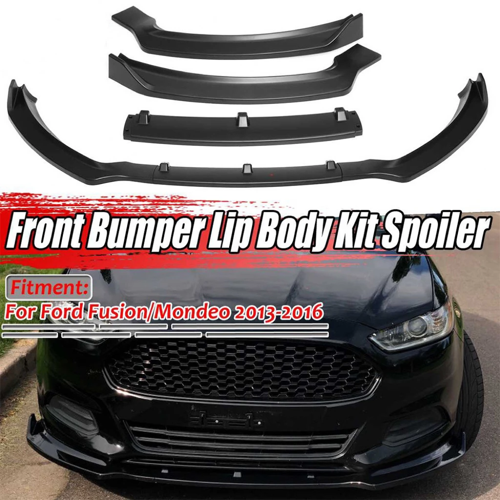 

Передний бампер, спойлер, боковые нижние сплиттеры, корпус для Ford Fusion Mondeo 2013-2016