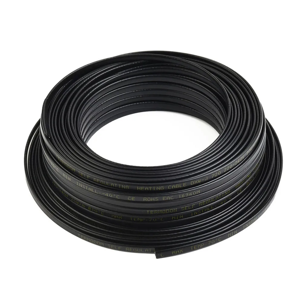 Название 17 Самоограничивающийся температурный нагревательный пояс 220 В 5 м длина