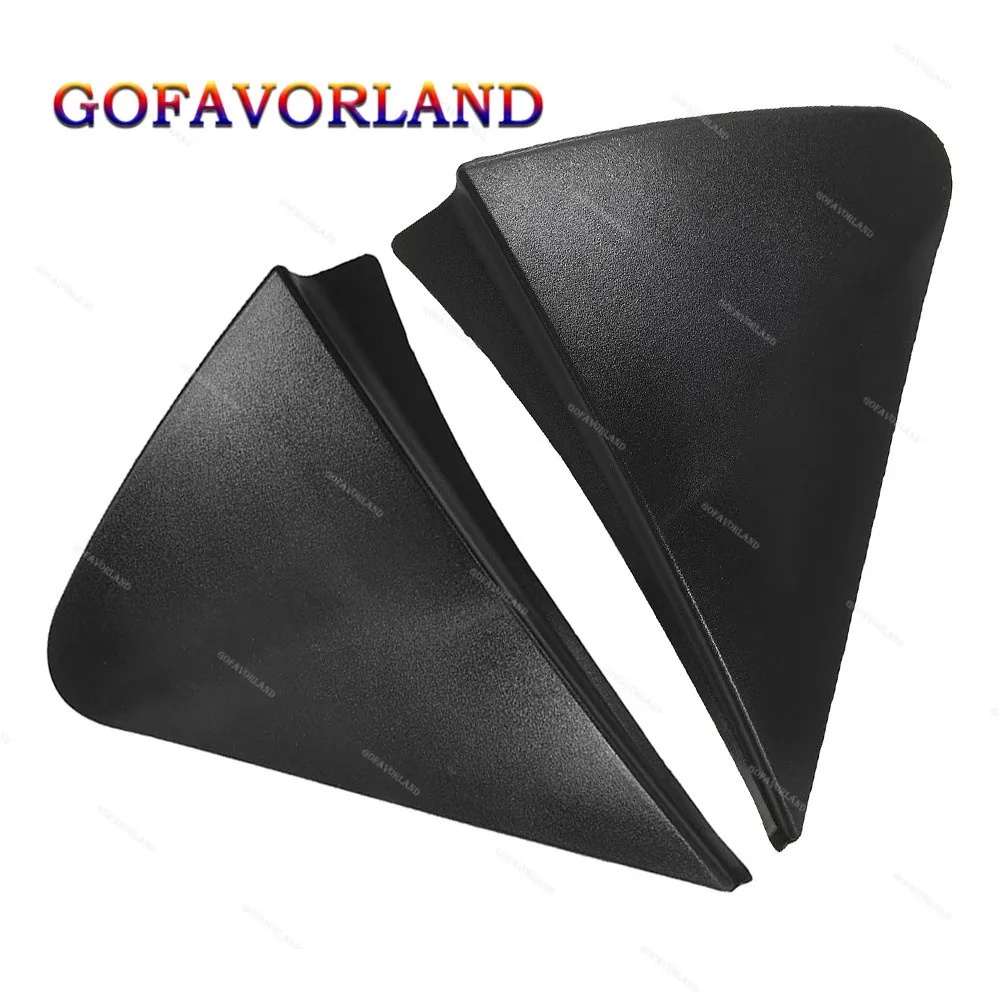 

60118-0D100 60117-0D10 Pair Left & Right Side View Mirror Fender Corner Trim Cover Plastic Black For Toyota Yaris Hatchback 2008