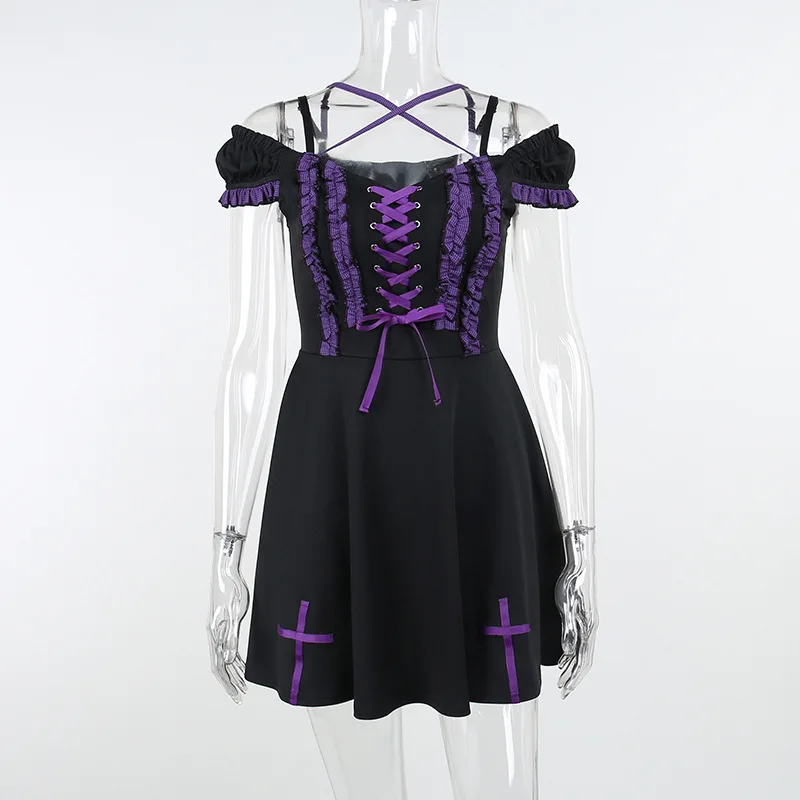 

Женское платье-юбка для косплея Dark Lolita SXHLYQ550