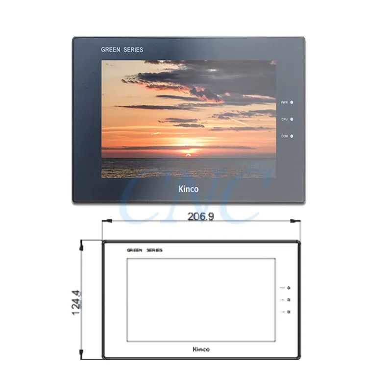 Kinco HMI Touch Series GH070 GH070E 7-дюймовый сенсорный экран 800 × 480 пикселей Замените MT4404T MT4424TE