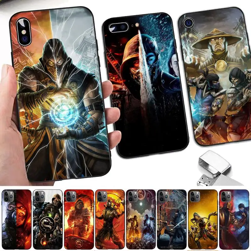 

Mortal Kombat Phone Case for iPhone 11 12 13 mini pro XS MAX 8 7 6 6S Plus X 5S SE 2020 XR case