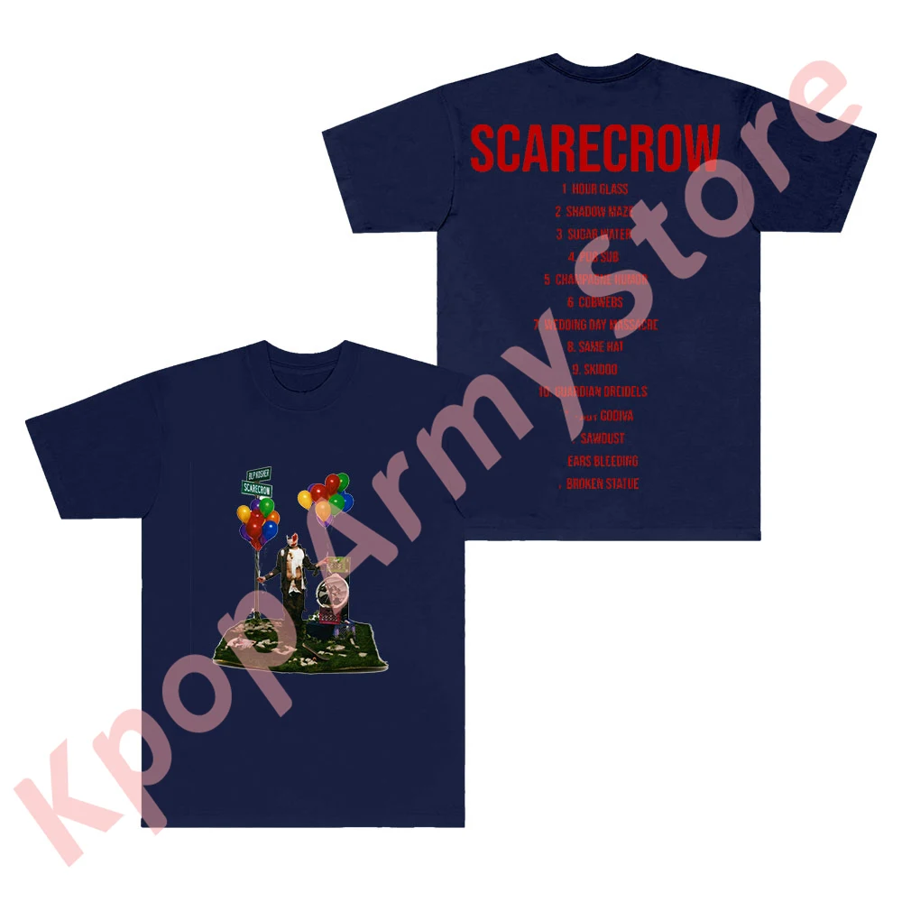 BLP кошерное пугало треклист футболки летние унисекс модные повседневные с