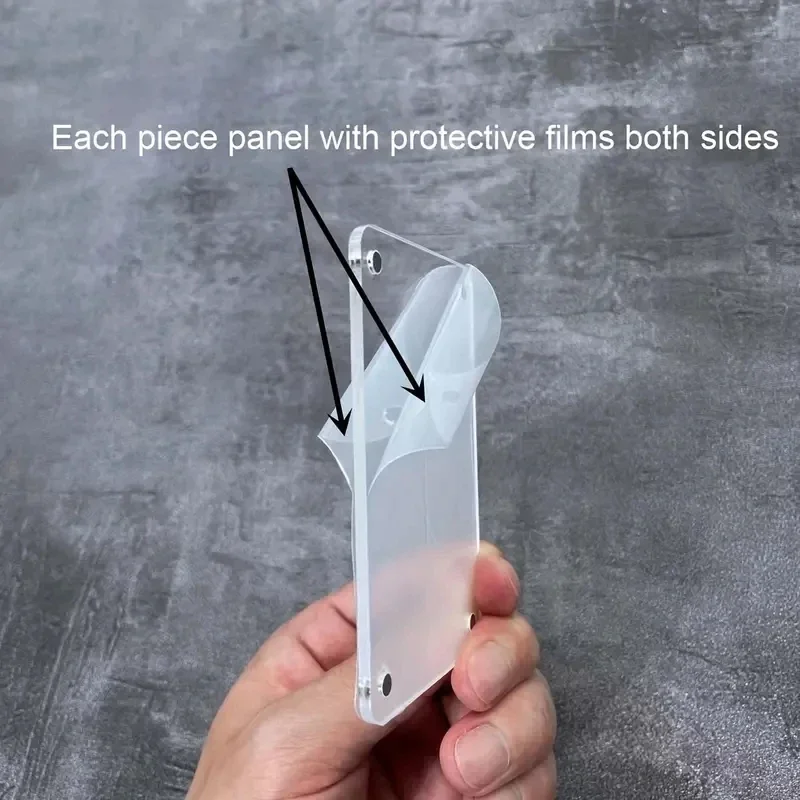 Акриловые магнитные фоторамки мини-рамки для холодильника двухсторонние размер