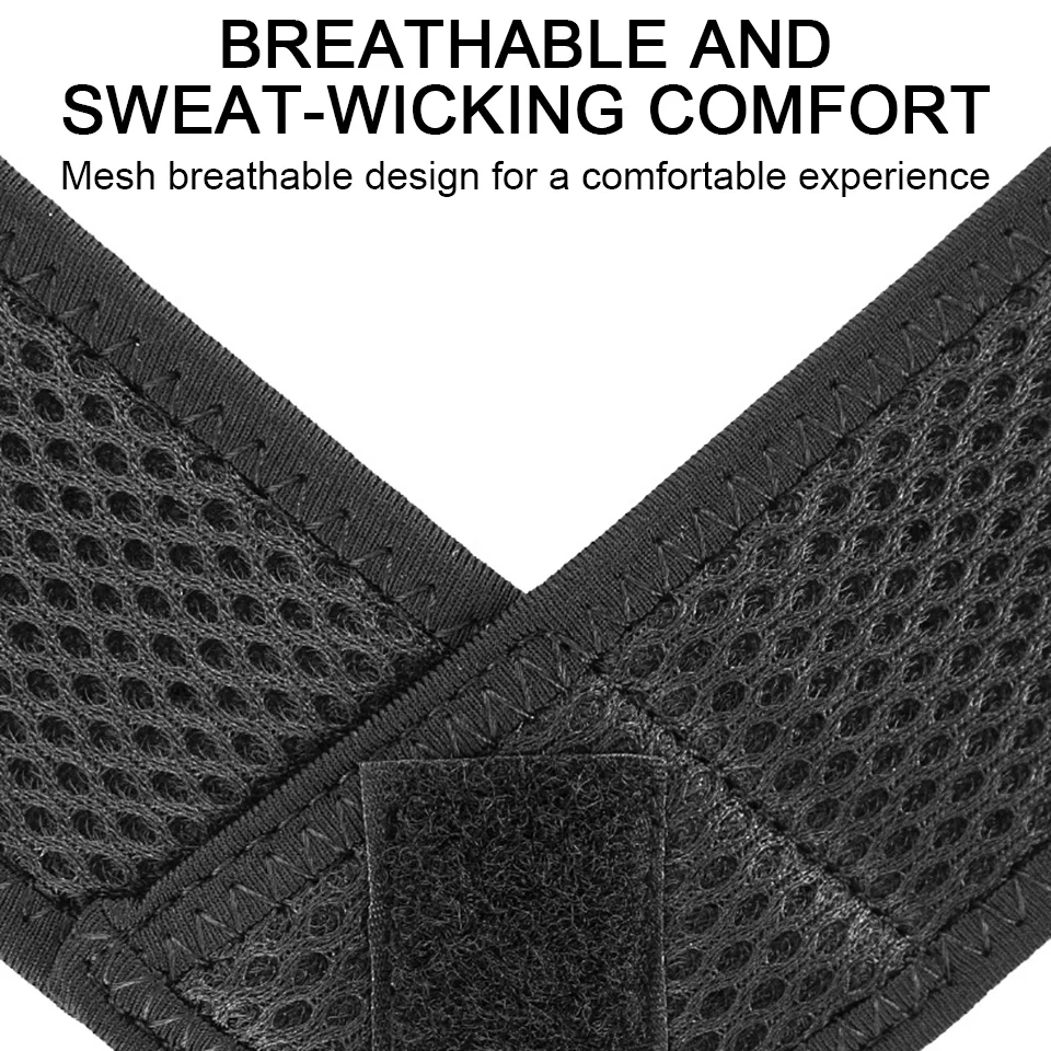 Регулируемый поддерживающий бандаж для спины невидимый Корректор осанки плеч