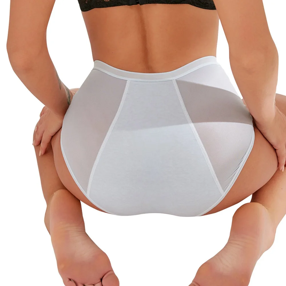

Fashion Menstruation Panties for High Waist Leakproof Thin Underwear Ladies Menstrual Period Breathable Hygiene Underpants