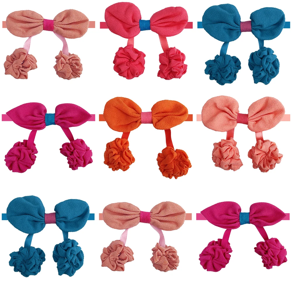 

50/100pcs Small Dog Bow Ties Puppy Dog Cat Bow Ties Adjustable Dog Bowtie Bowknot Cat Collar Pet Grooming Accessories