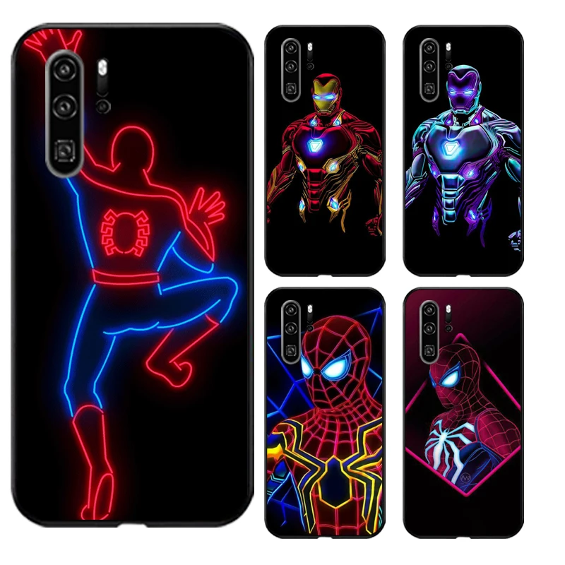 

Marvel Logo Phone Cases For Huawei Honor P20 P20 Lite P20 Pro P30 Lite Huawei Honor P30 P30 Pro Carcasa Soft TPU Coque