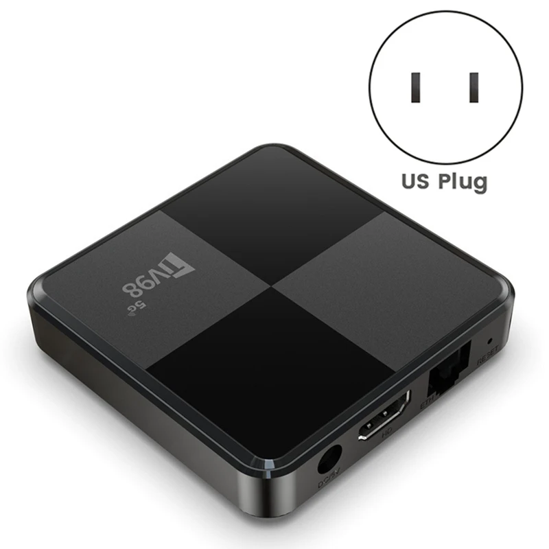 TV98mini TV Box 2G + 16G S905W2 2 4G и 5G Wi-Fi 4K Android 11 Smart TV98 медиаплеер прочная вилка стандарта США