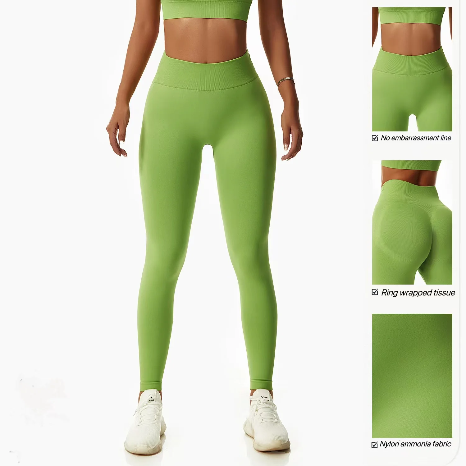 2022New Seamless Women Gym Leggings Push Up High Waist Workout Tights Leggings For Fitness Full Length Sportswear Yoga Pants