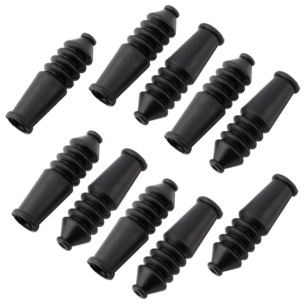 

10PCS Bike Cable Brake Cable Cycling Gear Cycling Brake Boot Brake Cable Brake Cable Caps Bike Cable Gear V Brake Rubber Boot