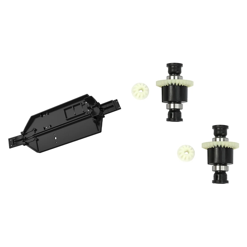 

2 комплекта запчастей для радиоуправляемого автомобиля: 1 шт. каркас кузова и 1 комплект дифференциального сбора для радиоуправляемого автомобиля