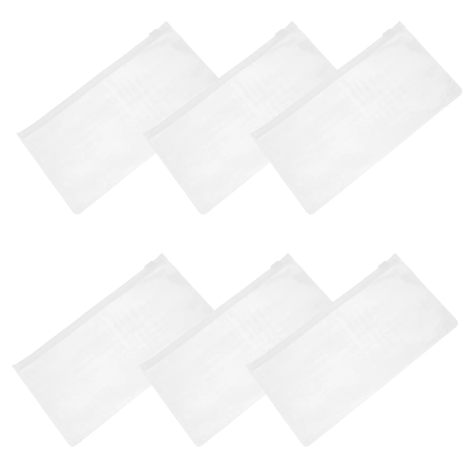 

10 Pcs Pouch Clear Outdoor Bag Stationery Organizer School Plastic Case Pvc Storage Small Fresh Zipper Pouches