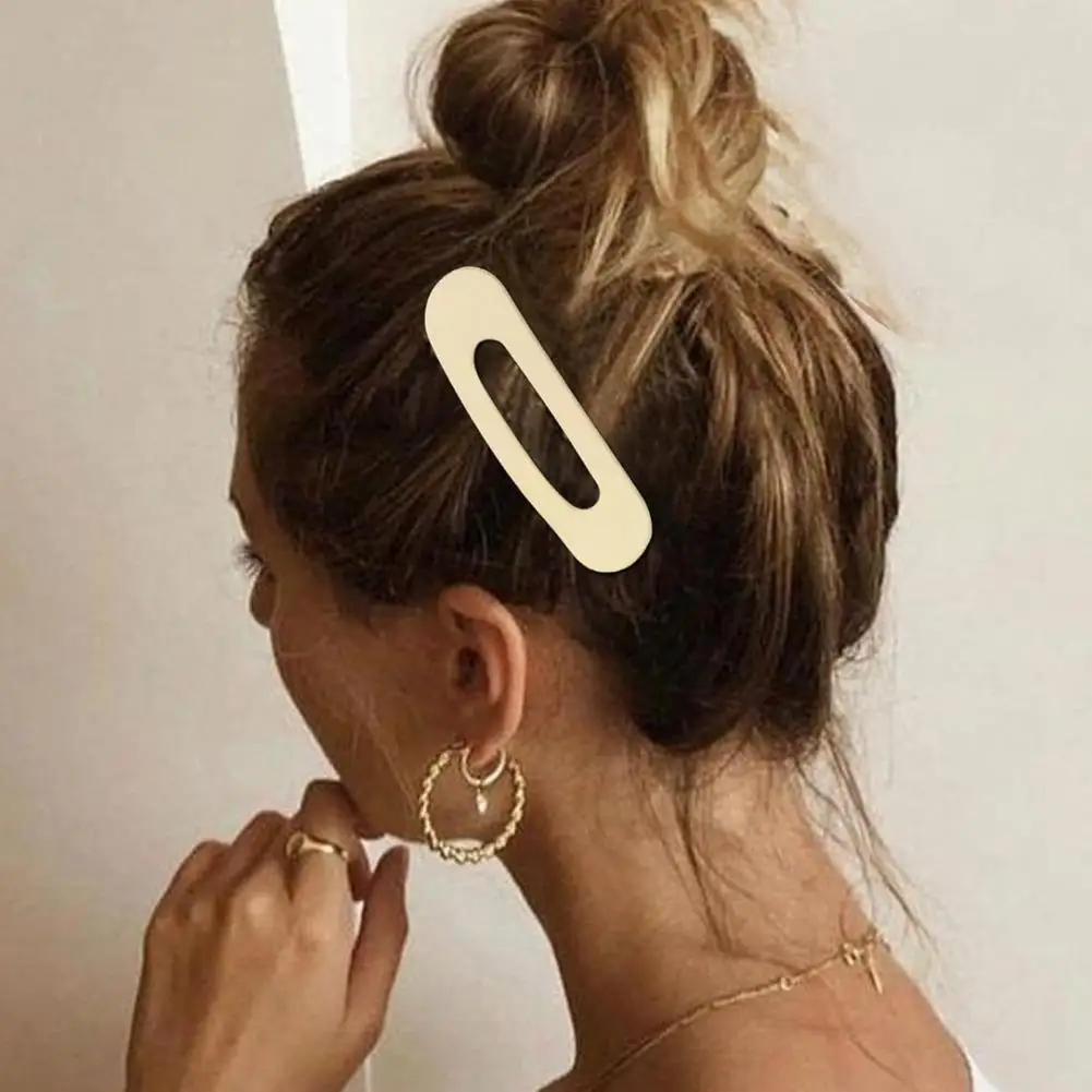 Прочные заколки для волос стильные набор заколок женщин непасающие декоративные