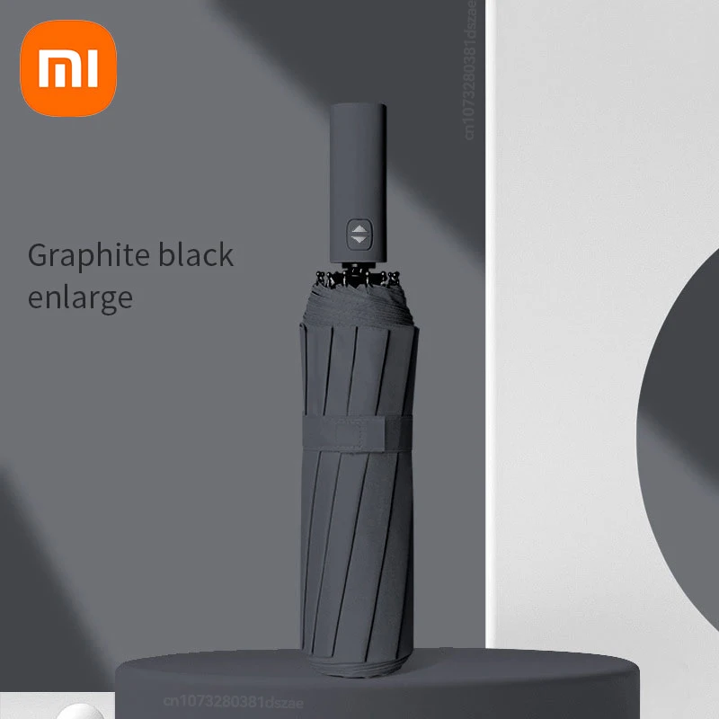 Xiaomi 단색 자동 우산 접을 수있는 대형 햇빛 UV차단 (USD 1…