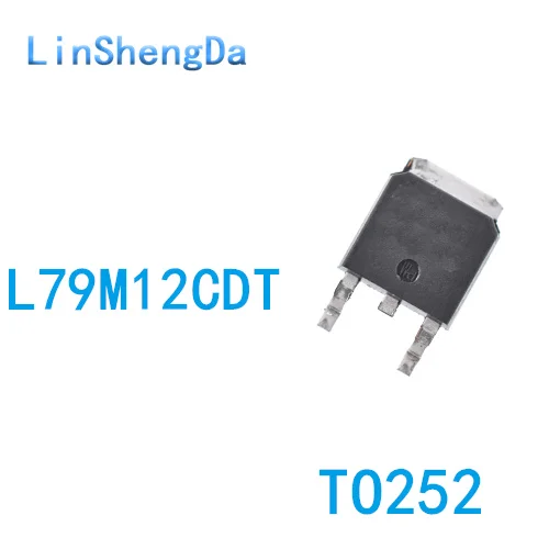 

10 шт., L79M12CDT 79M12 SMT TO-252 79M12G, трехсторонний регулятор 12 В