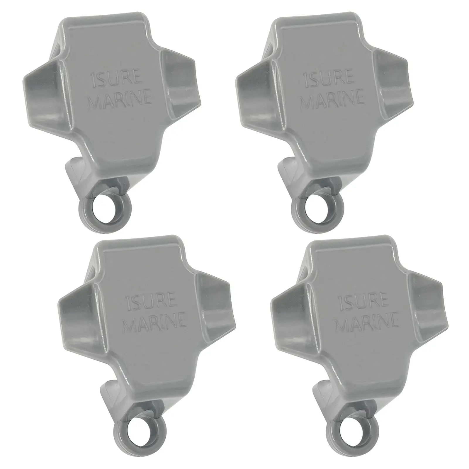 

4 Pack Pontoon Boat Square Rail Fender Clips Boat Fender Hangers Pontoon Square Rail Fender Clip/buffer Hanger Docking Adjuster