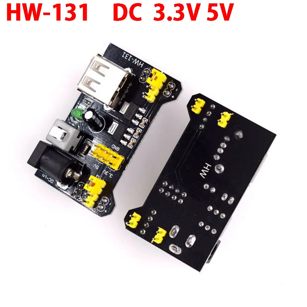 

MB102 Breadboard Dedicated Power Module Compatible 5V 3.3V Adjustable Power Supply Module Step-down Module for Arduino Diy Kit
