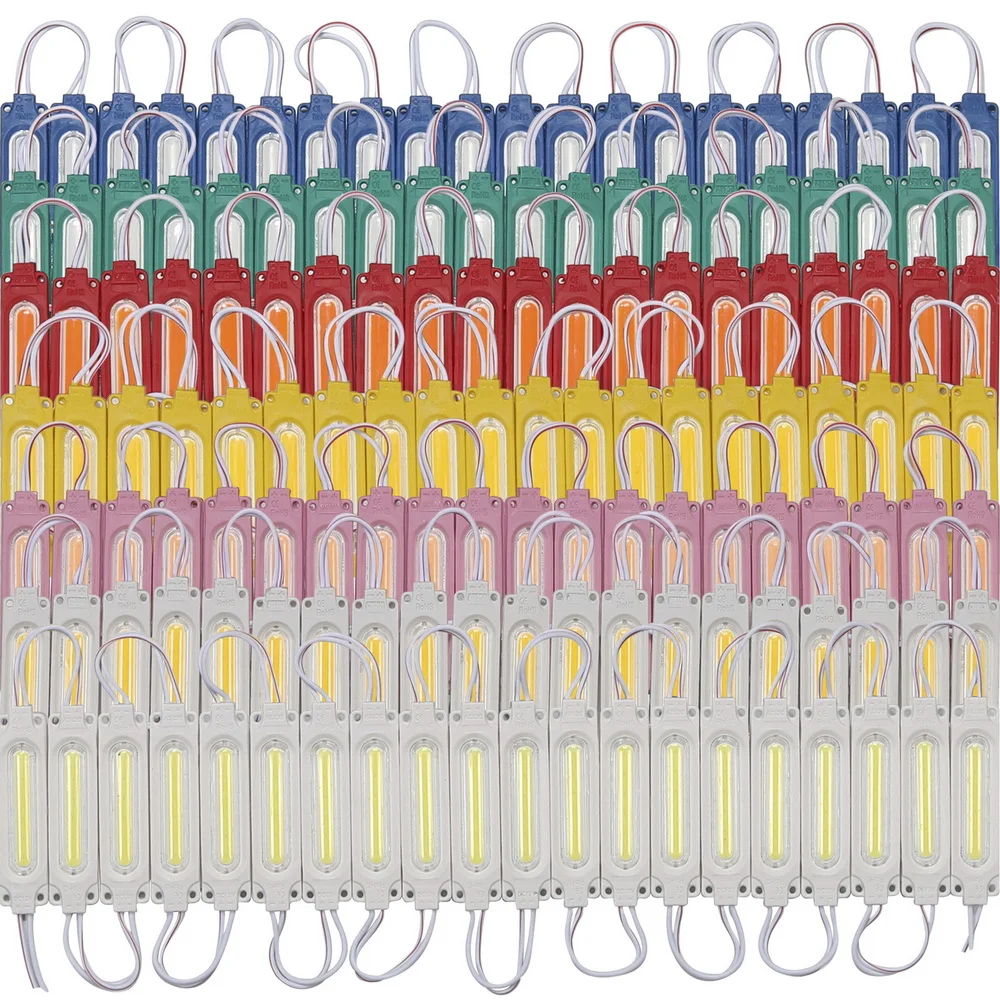 10 шт./партия водонепроницаемые светодиодные подсветки с объективом 12 в пост. Тока