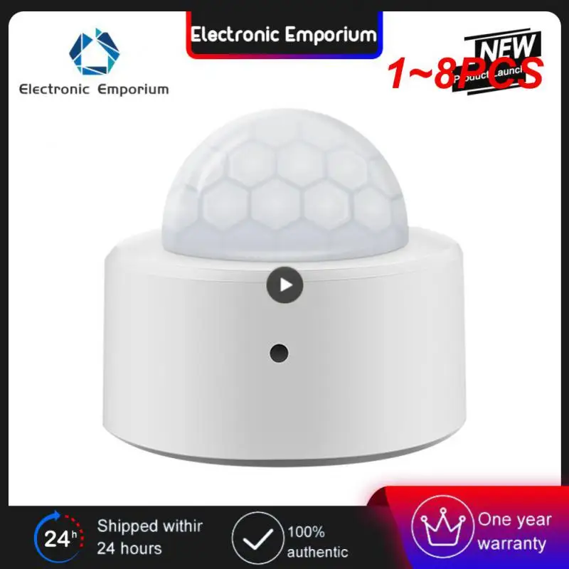 

Датчик движения Tuya Zigbee для умного дома, детектор движения, работает с Alexa Home, 1-8 шт.