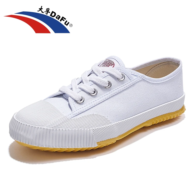 Classic Style Martial Arts Taichi Taekwondo Wushu Kungfu Soft Comfortable All White Shoes