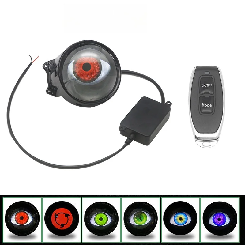 Новинка динамическая деталь универсальные автомобильные фары дьявольские