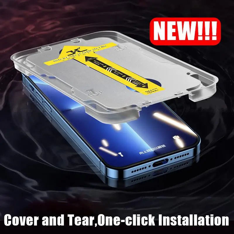 

Защитная пленка для iPhone 13 12 11 Pro Max mini XS X XR HD Full Cover