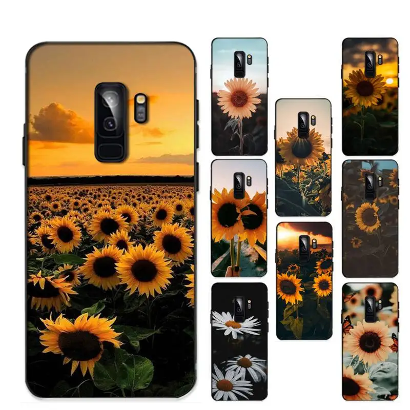 

Sunflower Phone Case for Samsung S20 lite S21 S10 S9 plus for Redmi Note8 9pro for Huawei Y6 cover