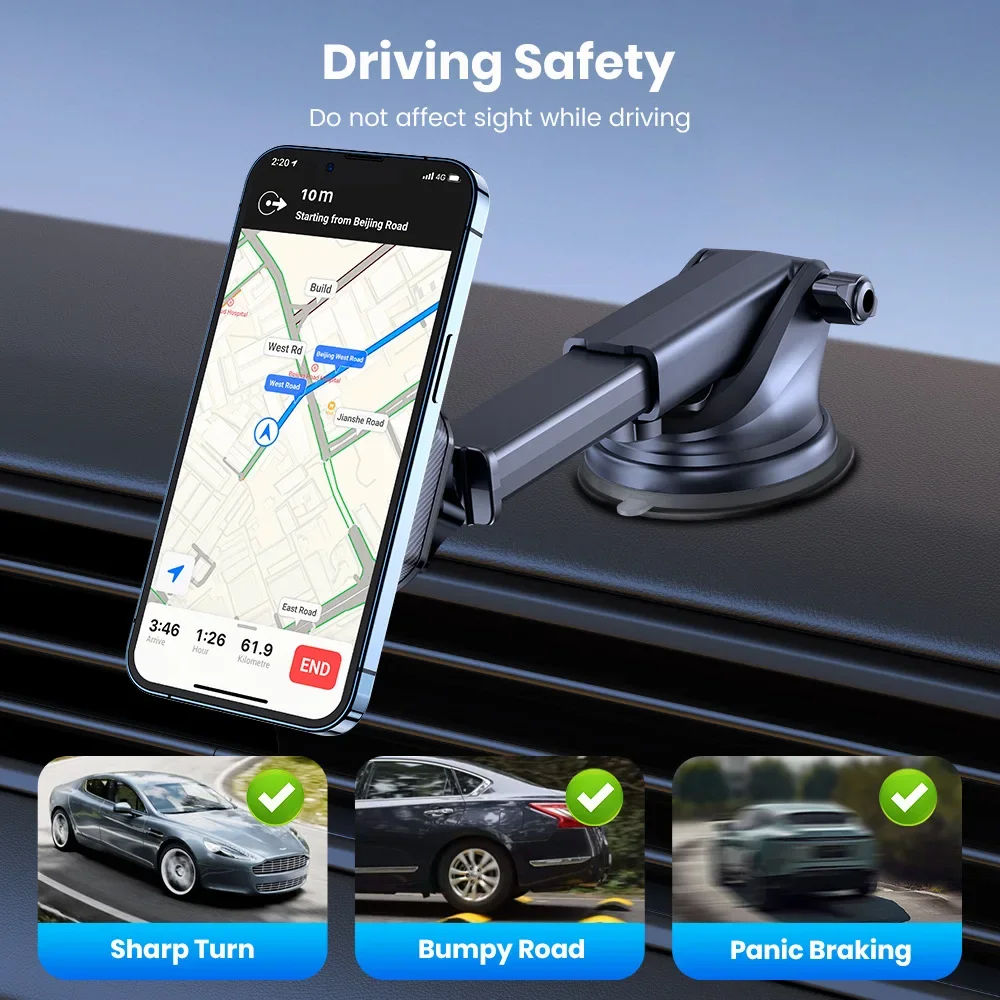 НОВОЕ магнитное автомобильное крепление для телефона N52 сильный магнит