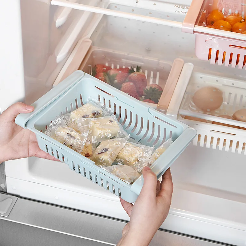 

3 шт. выдвижной ящик для холодильника, органайзеры для кухни, ящик для хранения холодильника, корзины для овощей, фруктов, экономия места