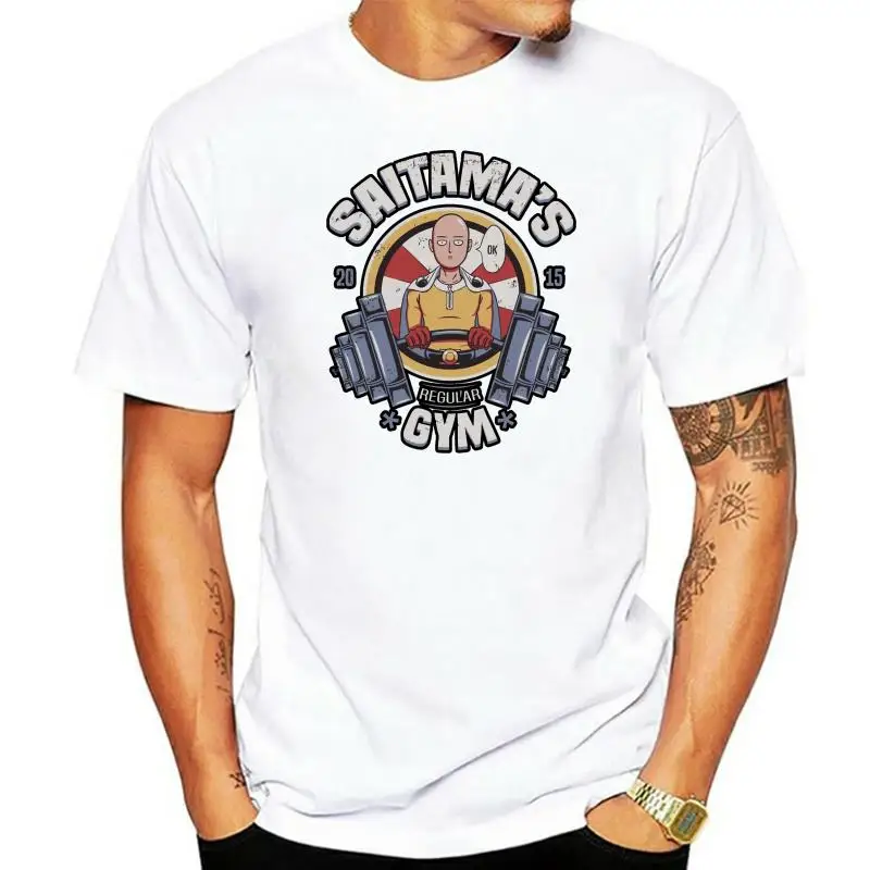 

One Punch Man 2022 Free Delivery New Large Size Summer T-Shirt Man Collar Short Sleeves T Shirt Short Sleeve