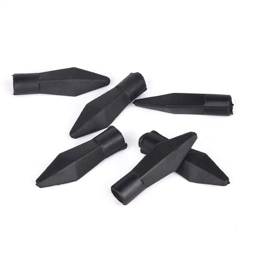 

Wide Head Arrowhead Rubber Soft Safety Targetting Game Hunting Accessories Practice 4.4x1.5x1cm 6pcs Arrow Heads