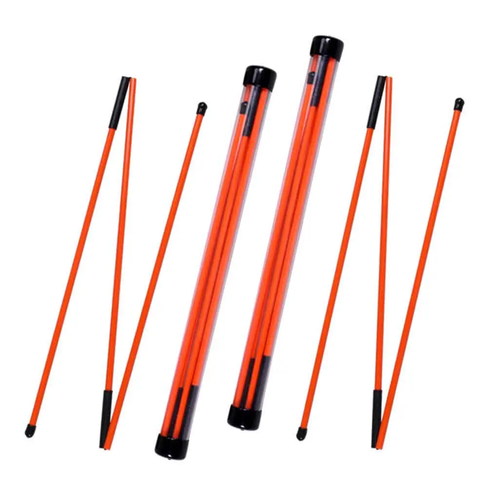 

Direction Training Equipment Aids Three Fold Durable Fiberglass Alignment Accessory Auxiliary Portable Club Golf Indicator Stick