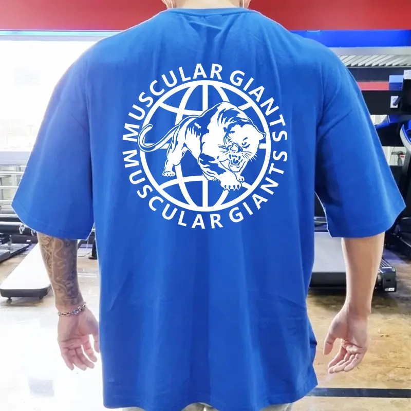 

Mens T-Shirts gym Brand Fitness Bodybuilding Workout Clothes Man Cotton Sporting T Shirt Men plus size