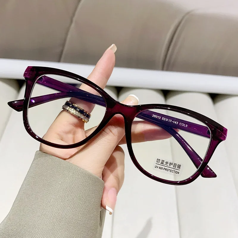 DYTYMJ Cat's Eye Anti-Blue Light Glasses Frame Women Classic Retro Leopard Print Spectacle Frames Eyewear