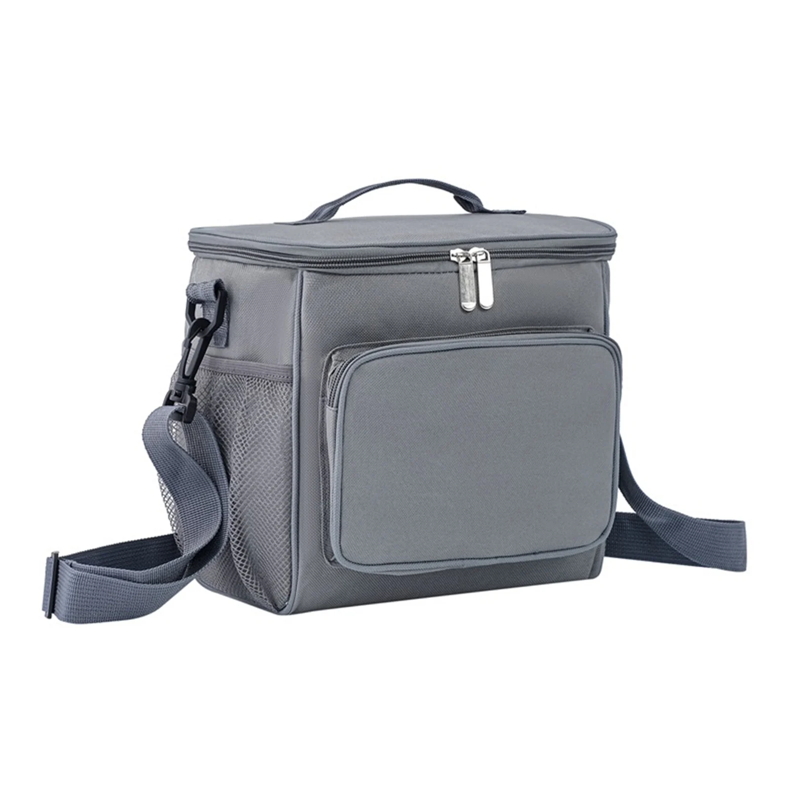 

Портативный охладитель для пикника большой вместимости с регулируемым ремешком и боковым карманом, 10 л