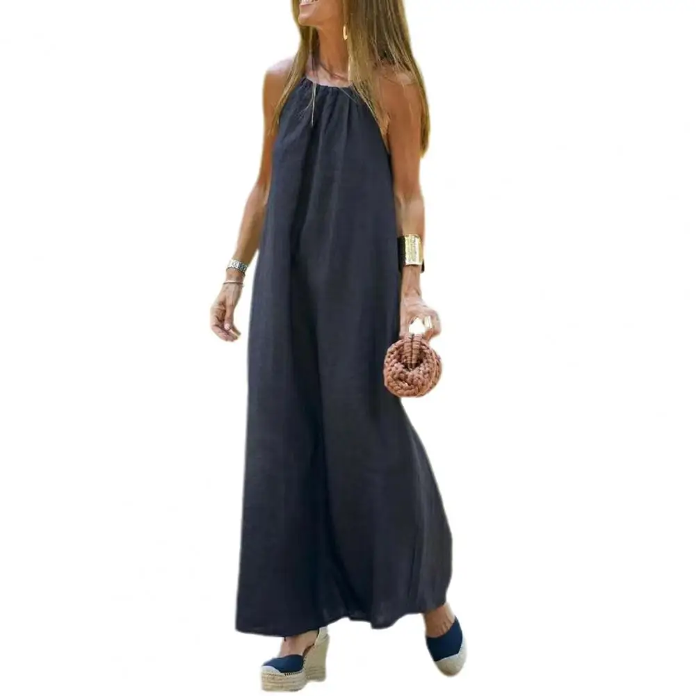

Lady Summer Dress Chic Loose Side Split Plus Size Women Beach Dress Women Garment Women Beach Dress Summer Maxi Dress