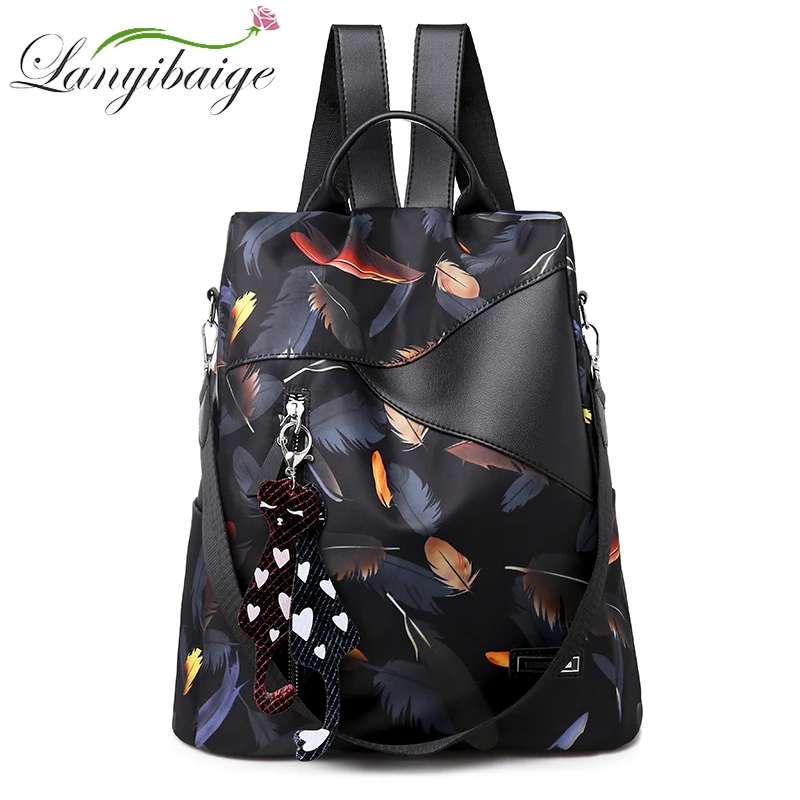 

2022 Waterproof Oxford Women Backpack Fashion Anti-theft Women Backpacks Print School Bag High Quality Large Capacity Backpack