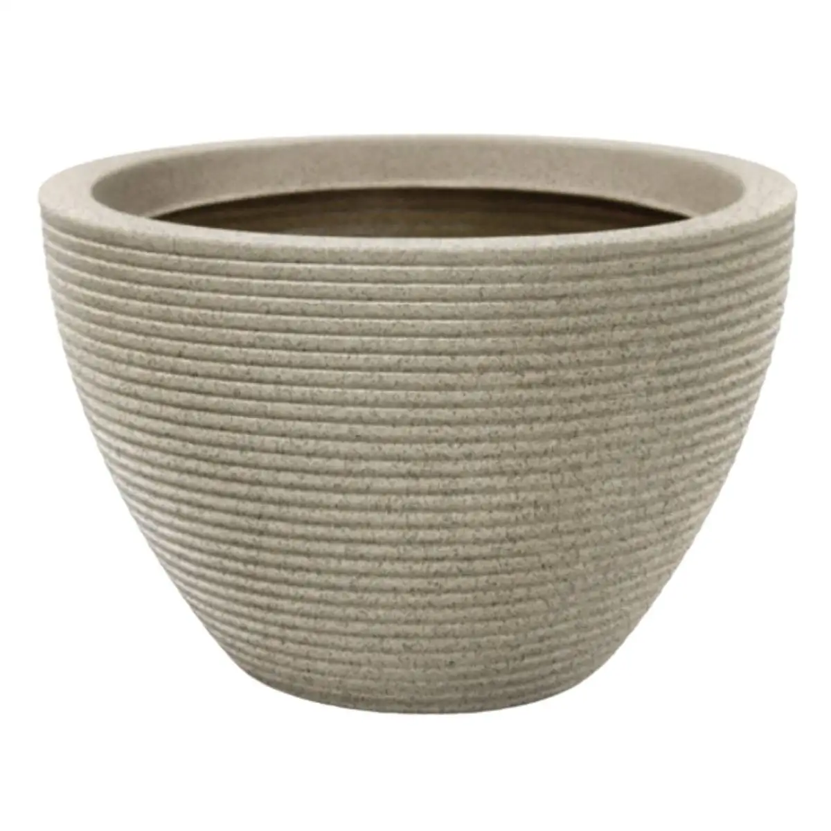 Низкие овальные вазы Riscatto 30 (32L) цветной гранит