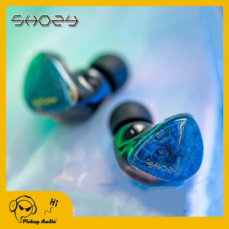 

Shozy black hole Detachable Audio 3.5mm 0.78mm 2pin gold and blue Cable headset monitor wired earphones in ear Dynamic earbuds