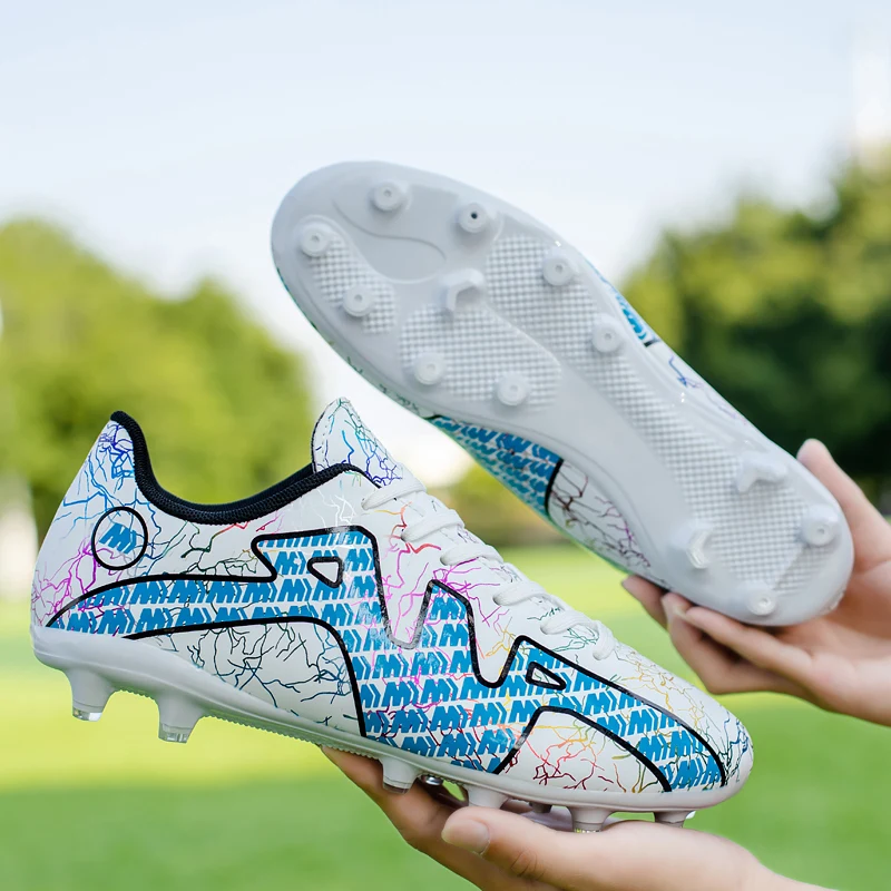 Original Men Soccer Shoes Teenagers TF/FG Football Boots Grass Futsal Sneakers Outdoor Training Football Shoes Men Soccer Cleats