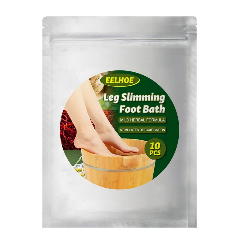 

10pcs Chinese Medicine Foot Bath Bag Improve Sleep Beautify Skin Dispel Dampness Foot SPA Wormwood Hot Bathing Body Care